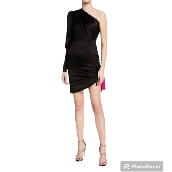 RETROFETE Neva One-Shoulder Cocktail Dress for Events & Parties!  NWOT / Size S - Picture 3 of 11